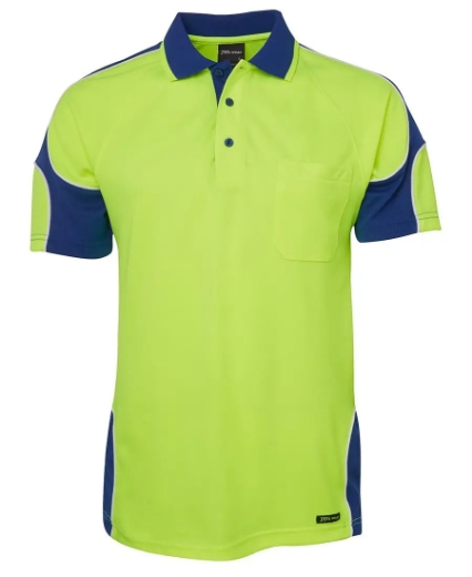 Picture of JB's Wear, HV S/S Arm Panel Polo